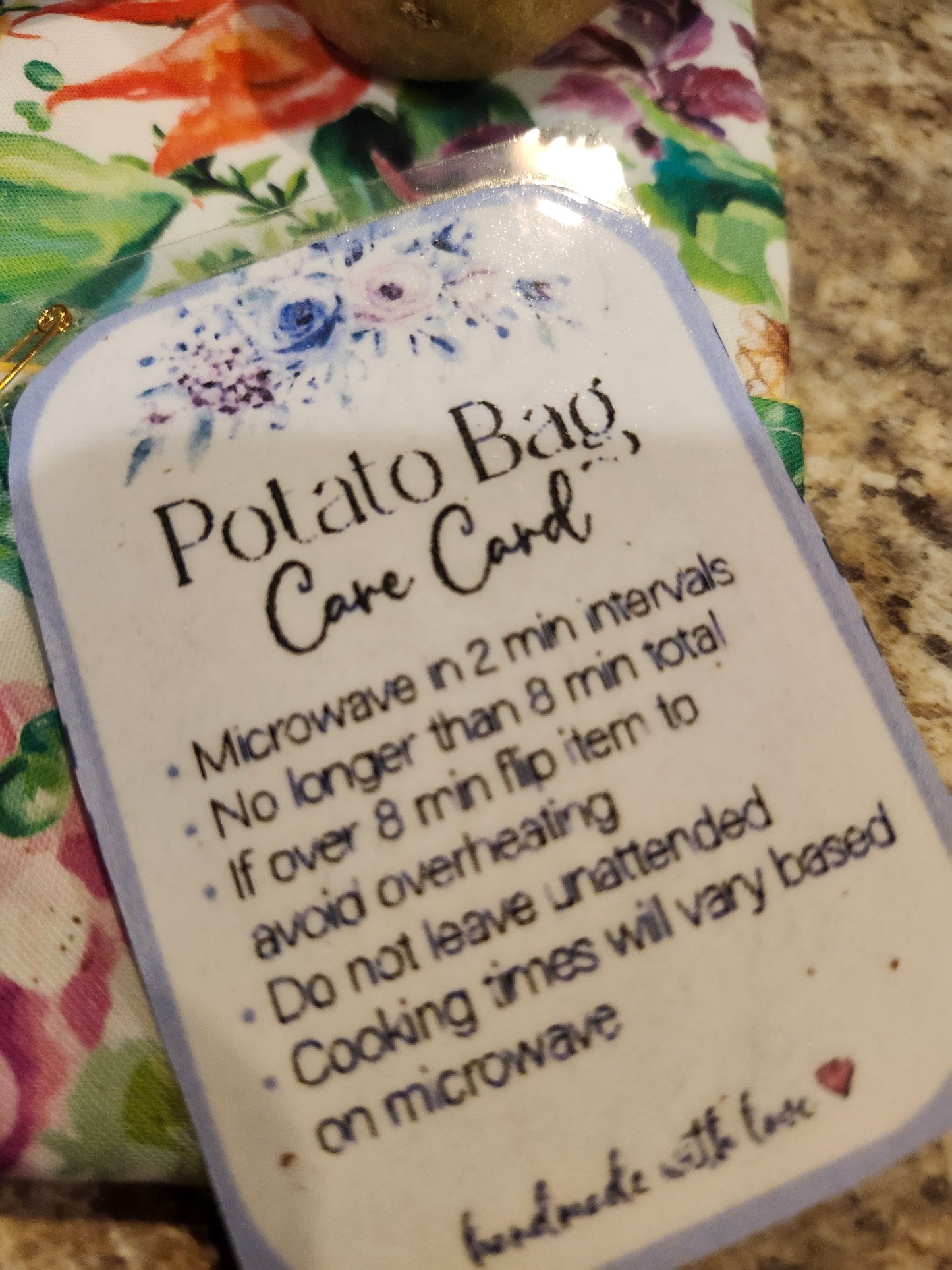 microwave Potatoe bag